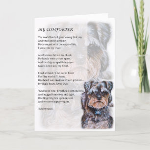 Greeting Card of Terrier Dog for Pet Lover Memento