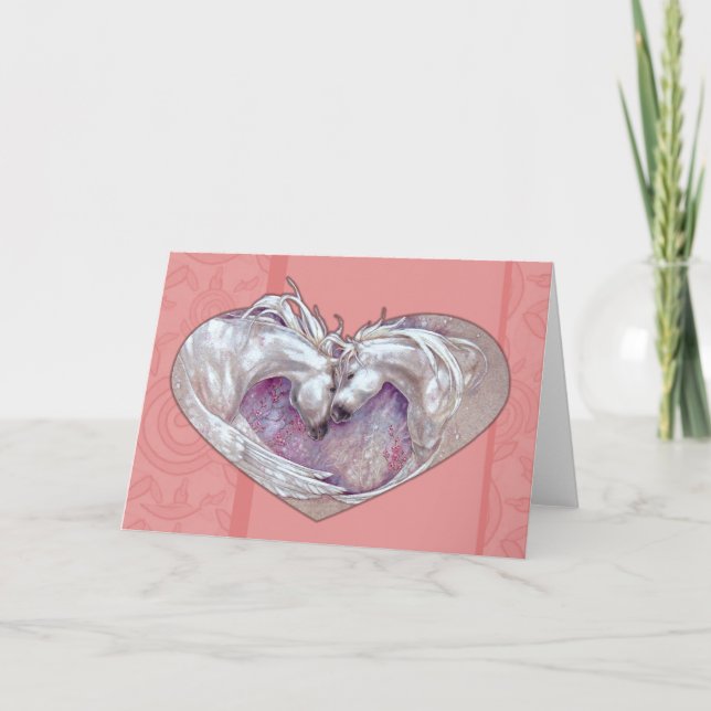 Greeting Card - Pegasus Heart (Front)
