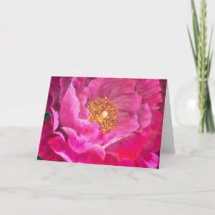 Greeting Card Pink Cactus Rose