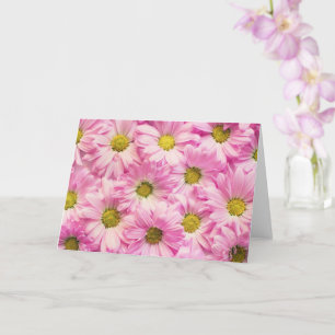 Greeting Card - Pink Gerbera Daisies
