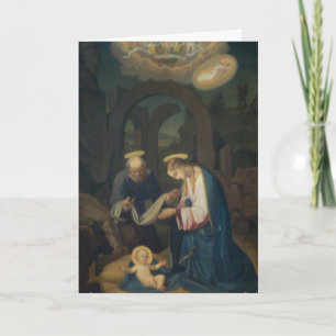 Greeting Card (Scripture):Lk 2:6-7 Birth of Christ