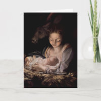Greeting Card (Scripture): Luke 2:19 Dew Divine