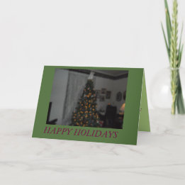 Greeting Card, Standard white envelopes included Holiday Card