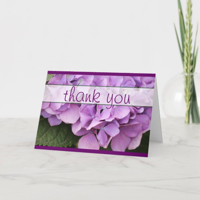 Greeting Card ~ Thank you :: Floral (Front)