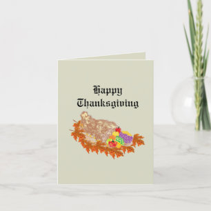 Greeting Card : Thanksgiving