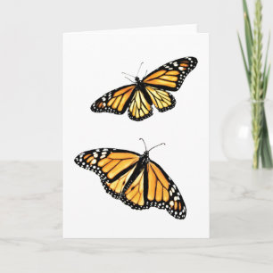 Greeting Card Two Monarchs
