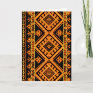 Greeting Card Ukrainian Cross Stitch Print