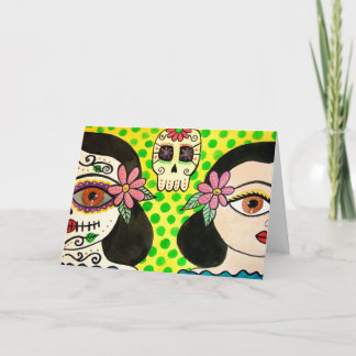 Greeting card "Vida-Muerte"-Day of the dead