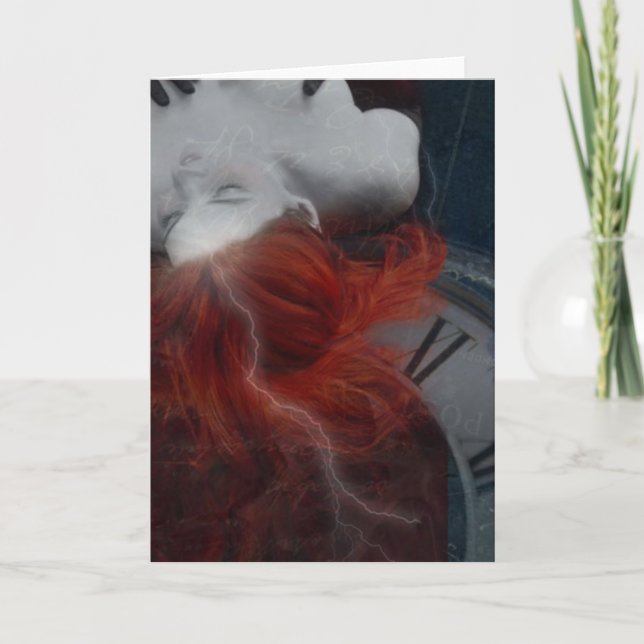 Greeting Card: Vintage Red Card (Front)