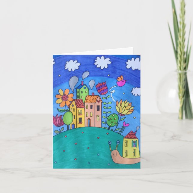 Greeting Card - We Have Moved (Front)