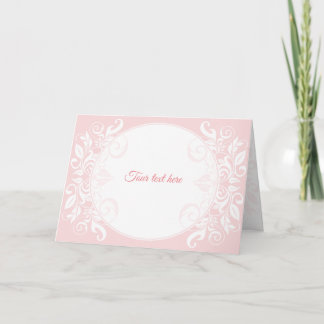 Greeting card, wedding invitation, pink, floral, invitation