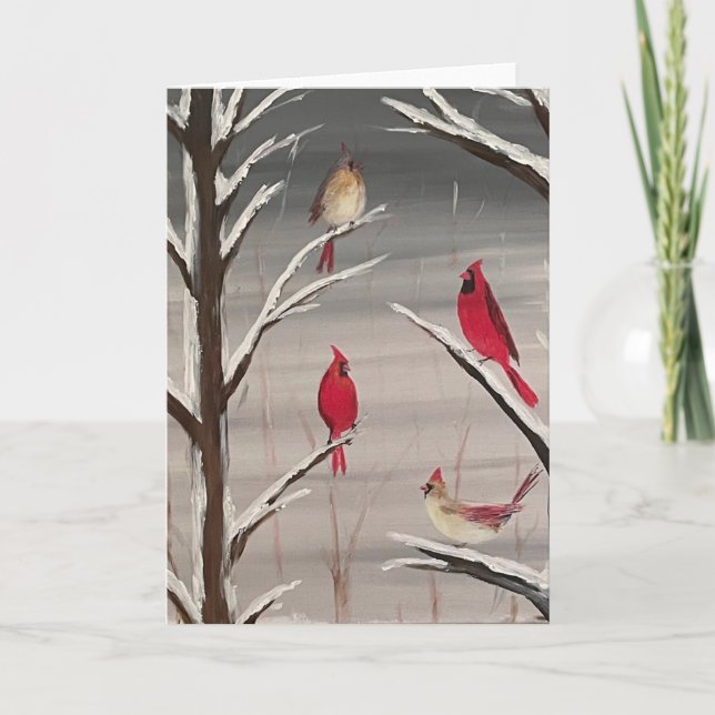 Greeting Card with Cardinals (Front)