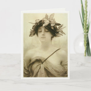 Greeting Card With Hubert von Herkomer Painting