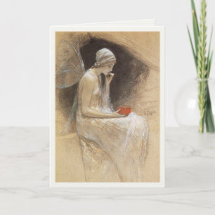 Greeting Card With Nikolaos Gyziz Painting