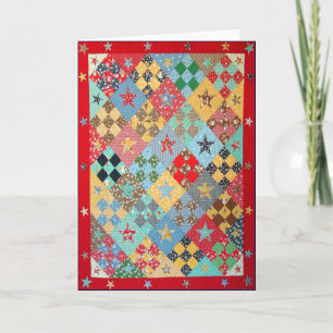 Greeting Card with Photo of Handmade Quilt