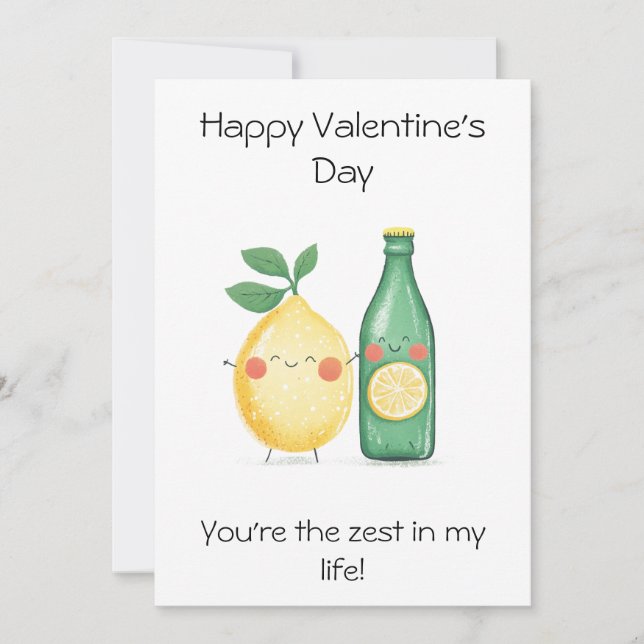 Greeting Card – You're the Zest in My Life! (Front)