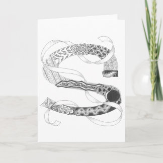 Greeting Card - Zenletter "S"