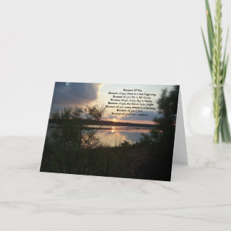 Greeting cards Because of you 13