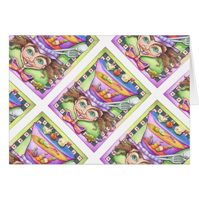 GREETING CARDS - THE MAD PLATTER (Front Horizontal)