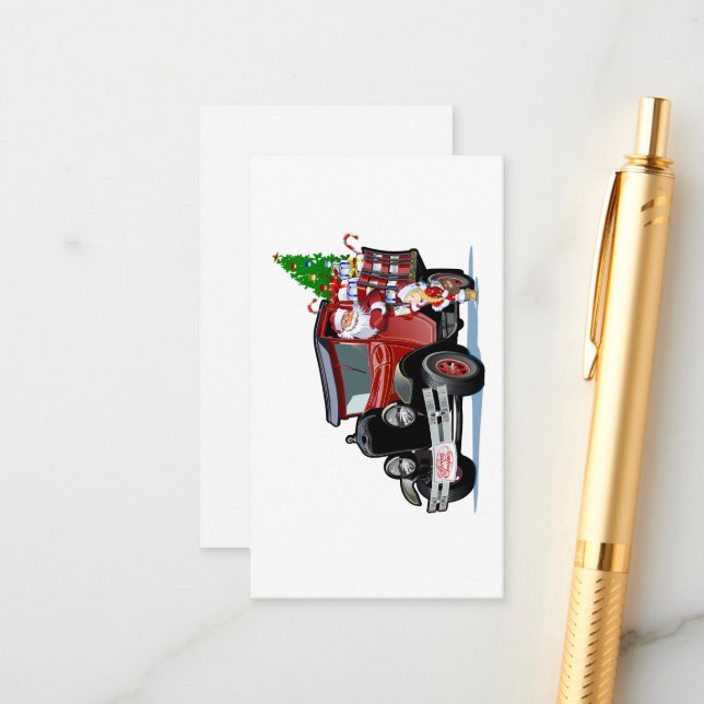 Greeting Christmas Card (Front/Back In Situ)