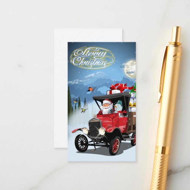 Greeting Christmas Card (Front/Back In Situ)