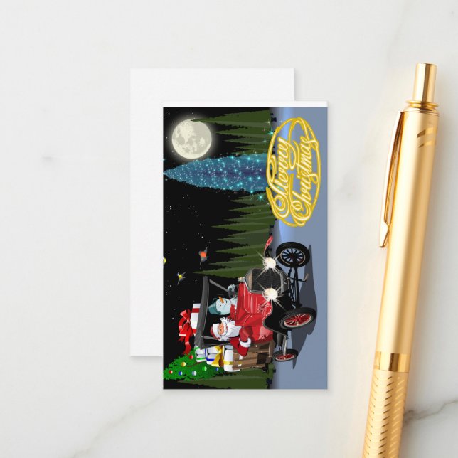 Greeting Christmas Card (Front/Back In Situ)