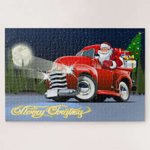 Greeting Christmas Card Jigsaw Puzzle
