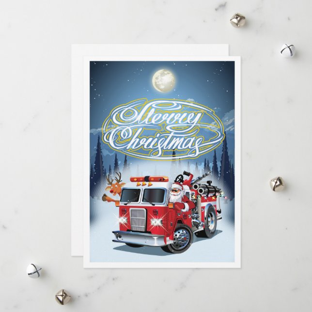 Greeting Chrustmas card (Front/Back In Situ)