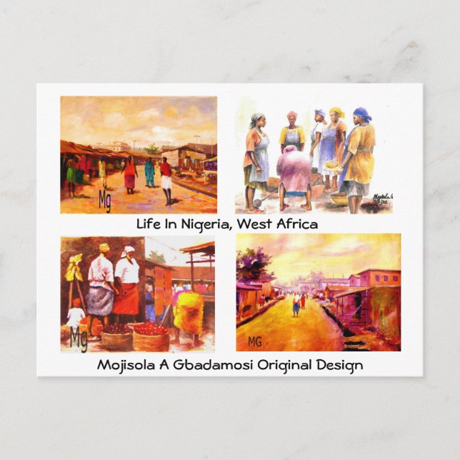 GREETING FROM AFRICA POSTCARD (Front)