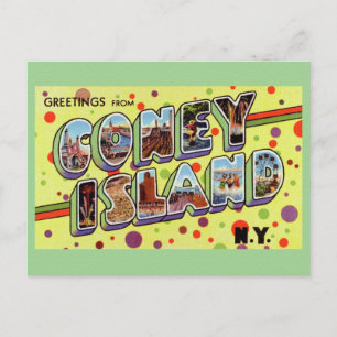 Greeting From CONEY ISLAND New York Postcard