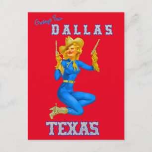 Greeting from Dallas Texas Postcard
