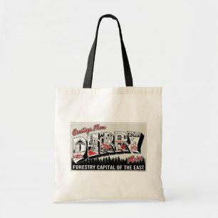 Greeting From Derry Maine Tote Bag