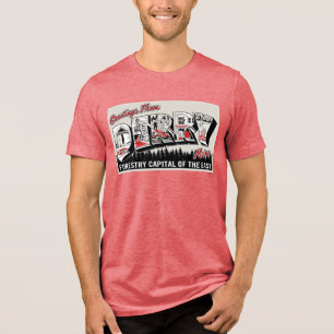 Greeting From Derry Maine Tri-Blend Shirt