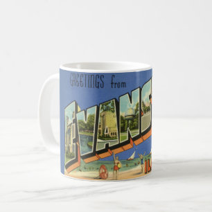 Greeting from Evanston ILL. Coffee Mug