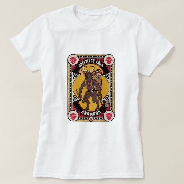 GREETING FROM KRAMPUS T-Shirt (Design Front)