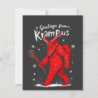 Greeting from Krampus Xmas Christmas