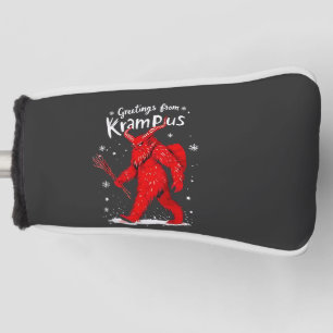 Greeting from Krampus Xmas Christmas Golf Head Cover