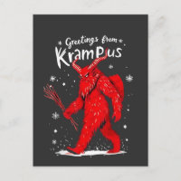 Greeting from Krampus Xmas Christmas 
