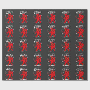 Greeting from Krampus Xmas Christmas Wrapping Paper