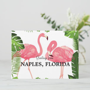 Greeting from Naples, FL Card