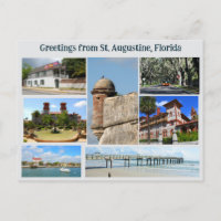 Greeting from St. Augustine Postcard