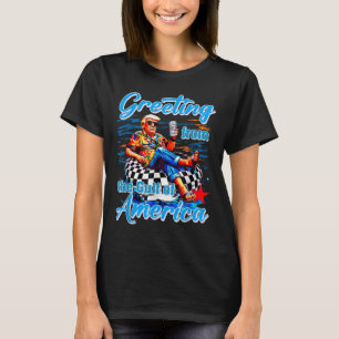 Greeting From The Gulf Of Usa America Trump T-Shirt