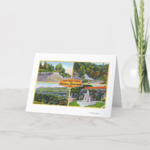 Greeting From with Scenic Views Card