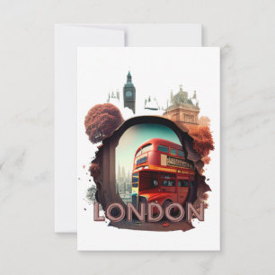 greeting london thank you card