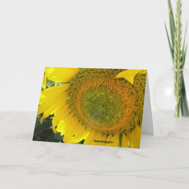 Greeting map sunflower: have A sunny day Card (Front)