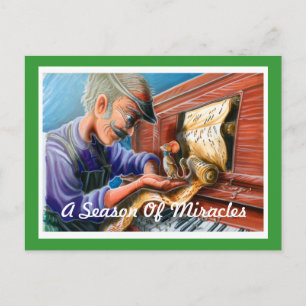 Greeting postcard