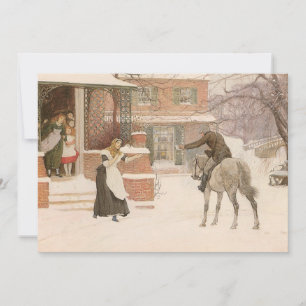 Greeting the Postman by Robert Walker Macbeth Card