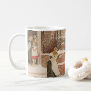 Greeting the Postman by Robert Walker Macbeth Coffee Mug