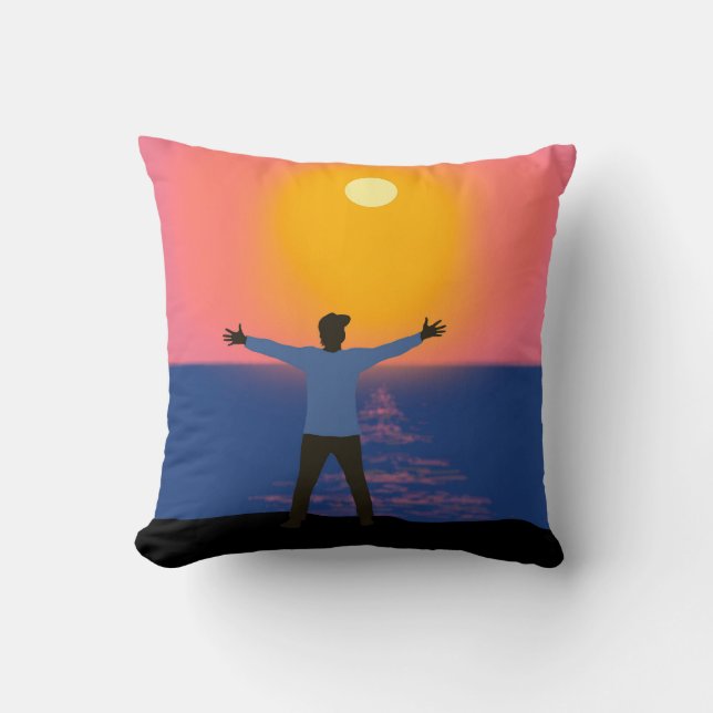 Greeting to the Sun  Cushion (Front)