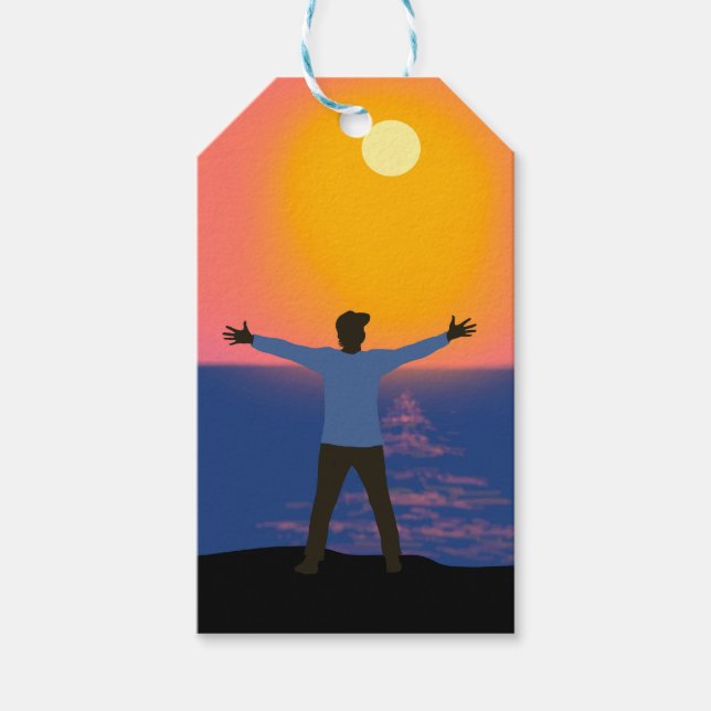 Greeting to the Sun   Gift Tags (Front)